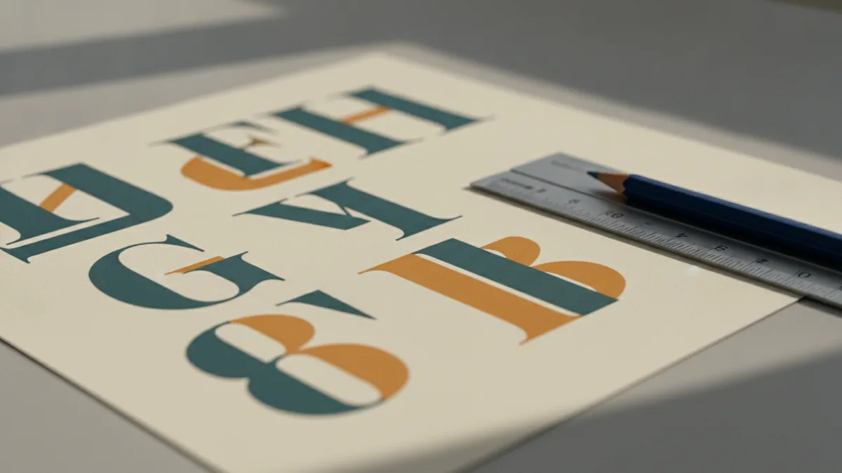 Real estate typography study Typography samples for a polished real estate brand identity
