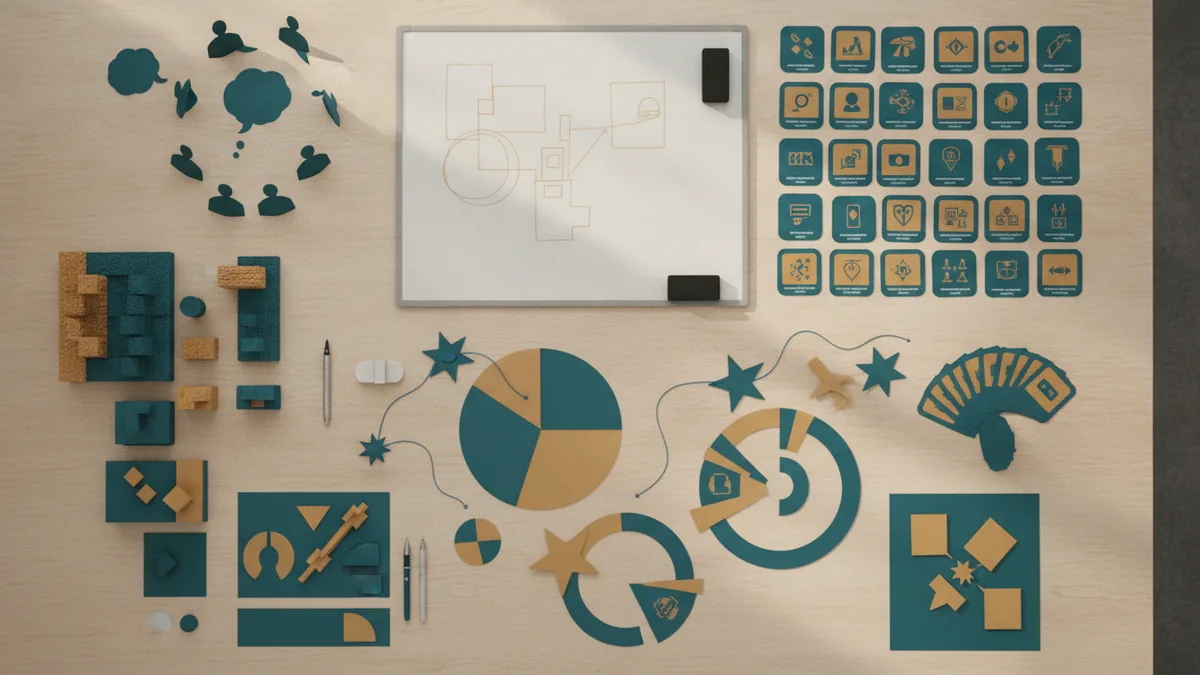 Run practical branding exercises Branding exercises materials arranged to support positioning and persona work